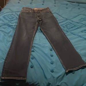 Dark wash straight leg jeans 29x30